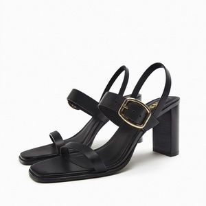 Zara black sandals